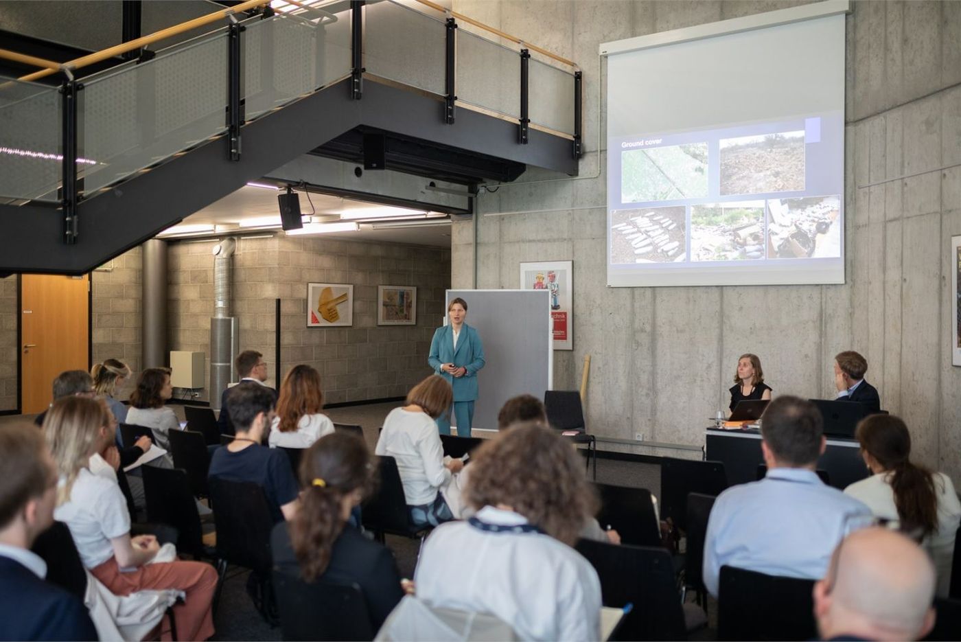 Konferenzvortrag – Redner und Publikum in Interaktion